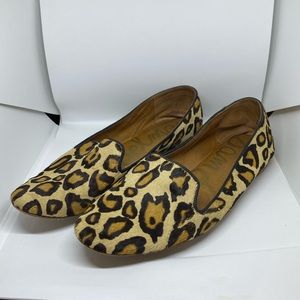 Sam Edelman Jordy Calf Hair Leopard Print Sz 10